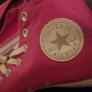 Converse all star pink sneakers